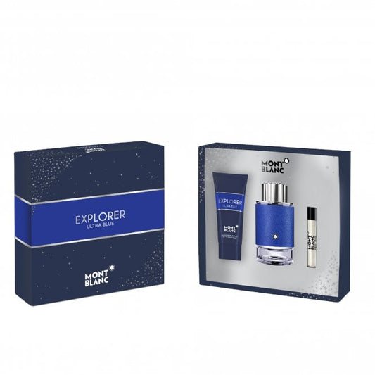 Mont Blanc Explorer Ultra Blue Gift Set